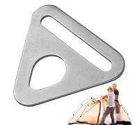 Generisch Anneau triangulaire de trampoline | Boucle triangulaire sécurisée | Clip pivotant, anneau triangulaire, pour régler la sangle des bretelles, sac banane, 15 mm, Siehe Beschreibung