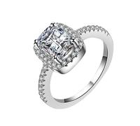 Generisch Anneaux de centrage 66,5 et bague en diamant pour bijoux de mode pour femmes Accessoires populaires pour hommes Bagues turquoise, 9, Métal, Aucune pierre précieuse