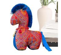 Generisch Année chinoise du cheval mascotte, décoration de table saisonnière, poupée mascotte du Nouvel An, pour enfants, adolescents, adultes, chambre à coucher, bureau, chambre d'enfant, voiture