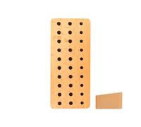 Generisch Appareil de perforation - 30 trous - Support portable en bois - Pour travaux de machiniste, atelier, loisirs, réparation de bijoux, établi de travail, sculpture, appareils électriques
