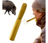 Generisch Appel de sanglier pour la chasse - Sifflet de sanglier - Appareil d'appât portable en bois avec son naturel pour les activités de chasse des adultes et des femmes
