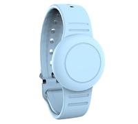 Generisch Argent Argenté Aimanté Plusieurs Inoxydable Bijoux dissimulés, légers, compatibles avec les montres pour enfants Classique Bracelet Perlé Connecté Acier Couleurs Bijoux (Light Blue, A)