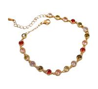 Generisch Argent Élastique Naturelle Pour Mm Anneaux Gold Chain Prom Neck Jewelry For Women En Pour Message Bracelet Classique Bracelet (Gold, One Size)
