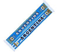 Generisch Argentina, Argentine Écharpe champion du monde 2022, Argentine Écharpe vainqueur du monde (écharpe tricotée), écharpe souvenir, bleu/blanc, 145 cm