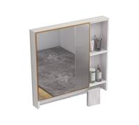 Generisch Armoire de salle de bain avec miroir en aluminium - Armoire murale pour salle de bain - Armoire à miroir pour lavabo de salle de bain - Cross Border - Expert e-commerce