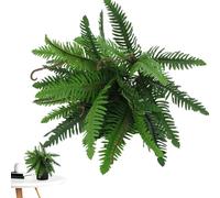 Generisch Artificielle d'extérieur - Fausse fougère de Boston résistante aux UV - Fougères artificielles Flexibles pour allées et Jardins