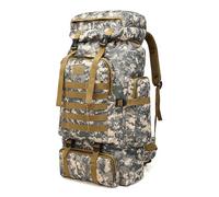 Generisch Assault Pack Sac à dos 600D Oxford 80 l avec design imperméable et indéchirable pour l'alpinisme, le trekking, le camping et la survie en plein air, multicolore, urban camouflage