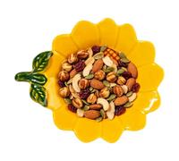 Generisch Assiette à en céramique avec décoration en relief | Assiette citrouille et tournesol pour petit-déjeuner, desserts, fruits, collations, fêtes, réunions de famille et festivités