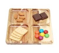 Generisch Assiette de service carrée vintage pour fête
