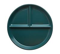 Generisch Assiette rondes en porcelaine avec 3 compartiments, assiettes à portion pour adultes