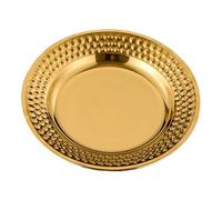 Generisch Assiettes, plateaux et vaisselle en acier inoxydable avec polissage miroir | Assiettes en acier inoxydable pour - Pour amis, étudiants, adultes, maison, cuisine, événement