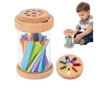 Generisch Assortiment de couleurs - Jouet interactif de correspondance des couleurs - en plastique résistant - Kit éducatif - Développement cognitif avec coordination œil-main pour l'école