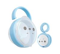 Generisch Attache-tétine | Boîte à tétine avec chaîne | Accessoire de voyage léger et étanche à la poussière pour bébés et jeunes filles, bleu, Voir description, Voir description