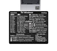 Generisch Autocollant de raccourci pour ordinateur portable - Guide de mots et de raccourcis, raccourcis clavier en PVC, aide au clavier de référence PC, étiquettes d'accès rapide, booksAir/Pro de 13