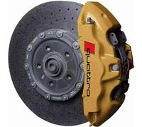 Generisch Autocollant pour étrier de frein - Sport - Convient pour S-line A4 A5 A6 RS S4 S6 RS6 - Tuning Racing JDM - Autocollant résistant à la chaleur - Noir