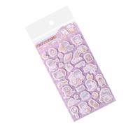 Generisch Autocollants 3D - Décoration réutilisable en feutre de dessin animé - Autocollants animaux mignons - Autocollants amusants - Pour l'école, le bricolage, le scrapbooking, le carnet, le