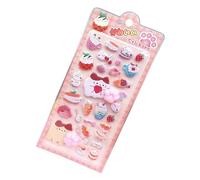 Generisch Autocollants 3D mignons, empreintes de pattes d'animaux avec forte adhérence - Divers autocollants, pour téléphone portable, ordinateur portable, bouteille d'eau, scrapbooking, carnet de