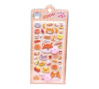 Generisch Autocollants 3D Mignons, imprimé Patte d'animal Autocollant adhésif Puissant - Autocollants 3D de Dessin animé pour Scrapbooking, pour Filles étui de téléphone Portable Bouteille