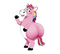 Generisch Autocollants animaux pour enfants - Autocollants amusants 3D - Posters de cheval - Cadeaux de fête - Autocollants compressibles - Pour journal, cours, école, cartes, journal intime