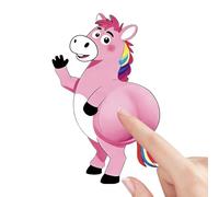 Generisch Autocollants avec motifs d'animaux, jolies décorations 3D Popo - Autocollants malléables - Pour journal, cartes, kits de bricolage pour, salle de classe, activités