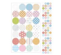 Generisch Autocollants de renforcement des trous - Protecteurs d'œillets autocollants - Autocollants robustes et durables pour carnets de notes - Étiquettes renforcées pour papier A5, A6, A7 - Pour