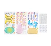 Generisch Autocollants empilables 3D décoratifs, mignons, faits à la main | Décoration de scène miniature à faire soi-même pour les enfants et les amateurs de bricolage, comme projet d'art décoratif et