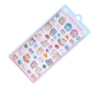 Generisch Autocollants floqués 3D - Autocollants animaux en feutre peluche | Autocollants décoratifs 3D mignons en relief de dessin animé pour enfants | Autocollants d'animaux 3D - Scrapbooking DIY