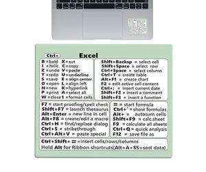 Generisch Autocollants raccourcis pour ordinateur portable - Guide de mots et de raccourcis, raccourcis clavier en PVC, aide au clavier de référence PC, étiquettes d'accès rapide, booksAir/Pro de 13 à