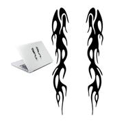 Generisch Autocollants réfléchissants de flamme - Moto et voiturette de golf | Autocollants de flamme imperméables pour voiture, bandes de sport réfléchissantes pour décoration de véhicule, tuning et