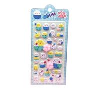 Generisch Autocollants surélevés - Étiquettes texturées, planificateurs, gonflables, décorations dimensionnelles, Autocollants d'animaux abdominaux Doux | Autocollants de Bricolage