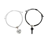 Generisch Avec Femmes Bracelet Bracelets Breloques Anneaux And Hers Adjustable 8 Love Heart Bracelet Jewelry Bracelet Bracelet Inoxydable Bijoux (F, A)