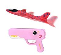 Generisch Avion en mousse - 20 cm - Jouet dinosaure - Patins en mousse - Pour le sport, l'extérieur, le camping, le jardin, le parc, l'anniversaire, les enfants et les filles