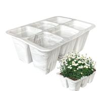 Generisch Bac à - Bac de culture en silicone à 6 cellules, réutilisable, base de germination pour l'intérieur, forme de plantation flexible | Propagation durable des pour le jardin, la