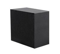 Generisch Bac à eau en cube de nettoyage désodorisant réutilisable au charbon actif purificateur d'eau pour bassins Filtre à eau à charbon actif réutilisable avec structure en nid d'abeille Filtre à