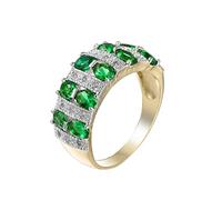 Generisch Bagues d'ambre pour femme - Bagues d'accompagnement - Bagues pour femme - Bijoux classiques - Pour filles et femmes, 6, Cuivre, Aucune pierre précieuse