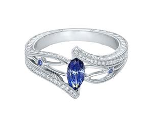 Generisch Bagues décoratives en cire scintillante - Design tendance - Idéal pour les fiançailles, les mariages et les bagues de couple - Avec gravure, C, Alliage de zinc, Pas de pierre précieuse