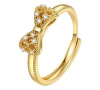Generisch Bagues pour la fabrication de bijoux en tant qu'accès à la mode La bague Caractéristiques Design en forme de papillon symbolisant le dôme et la beauté Montrant la personnalité et le bouton