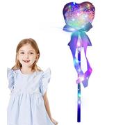 Generisch Baguettes de fée pour - Jolie lumineuse à LED - de fée pour costume de fille, jeu de rôle, spectacle, cosplay, cadeau d'anniversaire