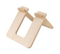 Generisch Balance Bike Rack - Support d'exposition en bois - Support pour scooter - Base de rangement amovible avec fente lisse - Solution de stationnement robuste pour , vélo, garage, maison