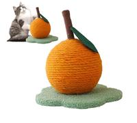 Generisch Balle à gratter orange pour chat - Jouet à gratter - Pour lutter contre l'ennui, pour le divertissement, l'exercice, l'enrichissement et