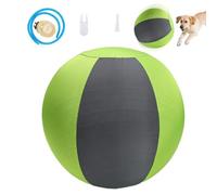 Generisch Balle de chapeau pour chien - 45 cm gonflable avec housse en | Balle gonflable pour chien avec housse en polyester PVC pour l'entraînement, l'extérieur, les parcs, les pelouses et les