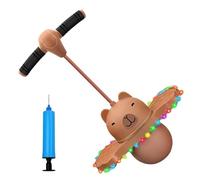 Generisch Balle de pour - Jouet d'extérieur avec poignée - Équilibre gonflable - Design Capybara amusant - Extérieur antidérapant - Balle de - Exercise scolaire élémentaire