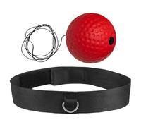 Generisch Balle d'entraînement de boxe - Balle de réflexe de boxe - Précision améliorée : bandeau réactif - Kit de balles d'entraînement pour - Pour l'intérieur et l'extérieur - Équipement