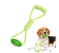 Generisch Balle en corde pour chien - Balle et jouet pour chien en corde - Jouet pour chien agressif - Corde distributrice alimentaire - Fournitures pour animaux de compagnie pour l'entraînement des
