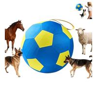 Generisch Balle flottante pour chien - Double paroi interactive - Indestructible - Avec pompe - Balle de herding - Jouet d'extérieur pour chiens de petite, moyenne et grande taille - 25 cm à 55 cm (B