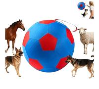 Generisch Balle flottante pour chien - Double paroi interactive - Indestructible - Avec pompe - Balle de herding - Jouet d'extérieur pour chiens de petite, moyenne et grande taille - 25 cm à 55 cm (A