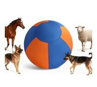 Generisch Balle flottante pour chien - Double paroi interactive - Indestructible - Avec pompe - Balle de herding - Jouet d'extérieur pour chiens de petite, moyenne et grande taille - 55 cm à 65 cm (55