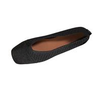 Generisch Ballerines à enfiler pour femme - Baskets légères et respirantes - Chaussures de loisirs - Sport - Infirmière - Décontractée - Chaussures de travail - Chaussures de santé, Noir , 39 EU