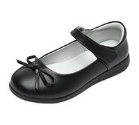 Generisch Ballerines plates Mary Jane pour fille, avec lanières, nœud, princesse, fête, mariage, communion, festive, élégantes, en cuir verni, perles, chaussures de danse, chaussures de soirée