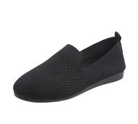 Generisch Ballerines pour femme - Confortables - Slip On - Chaussures de ballet souples - Chaussures de danse sportive - Tricot - Chaussures de travail - Chaussures de sport - Chaussures de travail
